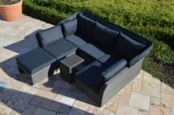 Ploß Rocking Loungeset, Grau/braun-meliert, Polyrattan, 5-6 Personen, Inkl. Sonnendach -Kettler Verkäufe 7 18220.jpg