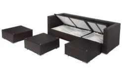 OUTFLEXX Loungemöbel-Set, Braun, Polyrattan, 5 Personen, Wasserfeste Kissenbox, Inkl. Kaffeetisch -Kettler Verkäufe 7 18227 BOX B.jpg