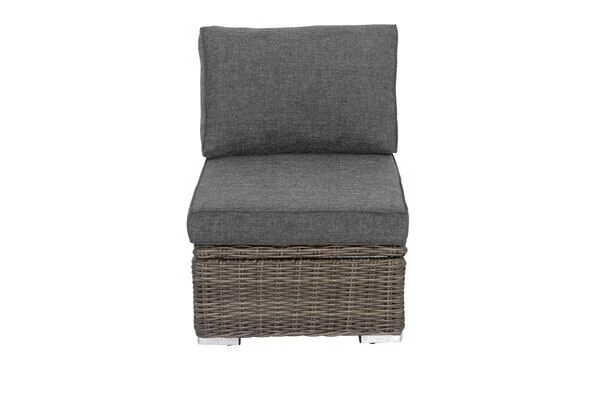 OUTFLEXX Mittelelement, Grau, Polyrattan, 63 X 78 X 65 Cm, Geeignet Für 18370-BOX-A/-D 3 OUTFLEXX Mittelelement, Grau, Polyrattan, 63 X 78 X 65 Cm, Geeignet Für 18370-BOX-A/-D