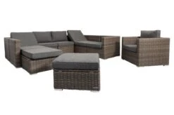 OUTFLEXX Loungegarnitur, Polyrattan/Teakholz, Tisch 160x90cm, Für 10 Personen, Wasserfeste Kissenbox -Kettler Verkäufe 7 19398.jpg