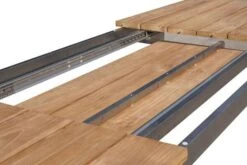 STERN Cardiff Esstischgruppe, Silber/taupe, Edelstahl/FSC-Teak, Tisch 220/340 X 100 Cm, 6 Stapel-, 2 Multipositionssessel -Kettler Verkäufe 7 19697.jpg