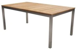 STERN Cardiff Set, Silber/silbergrau, Edelstahl/FSC-Teak, Tisch 200/300 X 100 Cm, 6 Stapel-, 2 Multipositionssessel -Kettler Verkäufe 7 19743.jpg