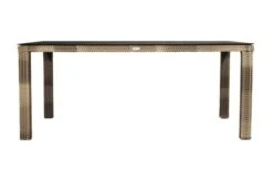 Ploß Rabida Comfort Dining Tisch, Champagner-meliert, Polyrattan, 180x110 Cm, Glasplatte In Steinoptik -Kettler Verkäufe 7 20168.jpg