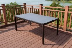 OUTFLEXX Dining Tisch, Braun Marmoriert, Polyrattan, 180 X 100 Cm, Tischplatte Spraystone, 6mm -Kettler Verkäufe 7 20665.jpg