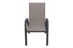 VILLANA Sitzgruppe, Anthrazit/grau, Alu/Textil, Tisch 160/220 Cm, 6 Stapelstühle, 2 Hochlehner -Kettler Verkäufe 8 13893.jpg