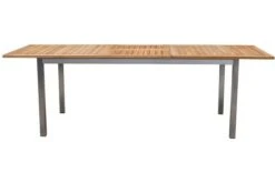 OUTFLEXX Set, Silber, 200/300 X 100 Cm, Edelstahl/Teak, Ausziehtisch, 8 Stapelstühle, 2 Multipositionssessel -Kettler Verkäufe 8 14154.jpg