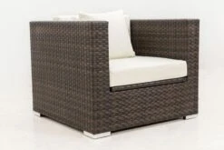 OUTFLEXX Sessel, Braun Marmoriert, Polyrattan, 90 X 85 X 70 Cm, Wasserfeste Kissenbox 20 OUTFLEXX Sessel, Braun Marmoriert, Polyrattan, 90 X 85 X 70 Cm, Wasserfeste Kissenbox -Kettler Verkäufe 8 15734 7 BOX.jpg
