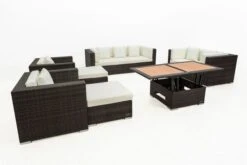 OUTFLEXX Loungemöbel-Set, Braun Marmoriert, Polyrattan, 9 Pers, Wasserfeste Kissenbox, Inkl. Loungetisch -Kettler Verkäufe 8 16062 BOX D.jpg