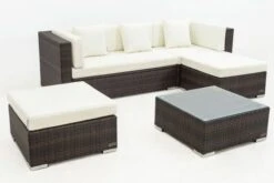 OUTFLEXX Loungemöbel-Set, Braun Marmoriert, 5 Pers, Polyrattan, Wasserfeste Kissenbox, Inkl. Beistelltisch -Kettler Verkäufe 8 16068 BOX B.jpg