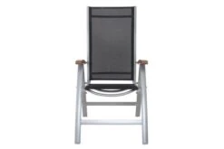 VILLANA Multipositionssessel, Silber/schwarz, Alu/Textilene, 64 X 58 X 110 Cm, FSC Akazienholz Armlehnen -Kettler Verkäufe 8 16458.jpg