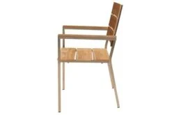 OUTFLEXX Esstischgarnitur, Silber, Edelstahl / FSC-Teakholz, Tisch 90 X 90 Cm, 4 Stapelsessel -Kettler Verkäufe 8 17254.jpg