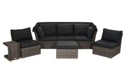 Ploß Rocking Loungeset, Grau/braun-meliert, Polyrattan, 5-6 Personen, Inkl. Sonnendach -Kettler Verkäufe 8 18220.jpg