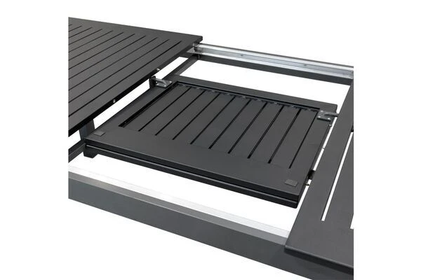 DOPPLER Expert Esstisch, Anthrazit/schwarz, Aluminium, 220-280 X 100 Cm, Ausziehbar 10 DOPPLER Expert Esstisch, Anthrazit/schwarz, Aluminium, 220-280 X 100 Cm, Ausziehbar – Bild 8