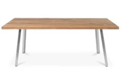 STERN Cardiff Esstischgruppe, Silber/silbergrau, Edelstahl/Teak, Tisch 160 X 90 Cm, 4 Stapel-, 2 Multipositionssessel -Kettler Verkäufe 8 19760.jpg