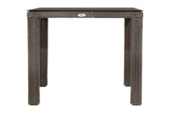 Ploß Rocking Dining Tisch, Grau/braun-meliert, Polyrattan, 90 X 90 Cm, Glasplatte In Steinoptik -Kettler Verkäufe 8 20156.jpg