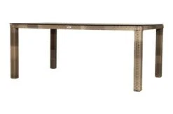 Ploß Rabida Comfort Dining Tisch, Champagner-meliert, Polyrattan, 180x110 Cm, Glasplatte In Steinoptik -Kettler Verkäufe 8 20168.jpg