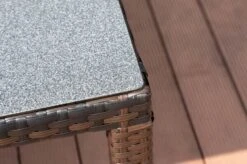 OUTFLEXX Dining Tisch, Braun Marmoriert, Polyrattan, 180 X 100 Cm, Tischplatte Spraystone, 6mm -Kettler Verkäufe 8 20665.jpg