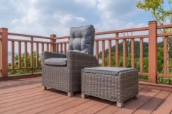 OUTFLEXX Dining Sessel, Grau, Polyrattan, 74 X 83 X 110 Cm, Stufenlos Verstellbar, Inkl. Hocker 30 OUTFLEXX Dining Sessel, Grau, Polyrattan, 74 X 83 X 110 Cm, Stufenlos Verstellbar, Inkl. Hocker -Kettler Verkäufe 8 20898.jpg