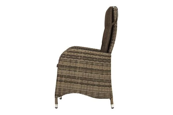 Ploß Rabida Dining Sessel, Champagner-meliert, Polyrattan, Verstellbar, Mit Fußhocker 10 Ploß Rabida Dining Sessel, Champagner-meliert, Polyrattan, Verstellbar, Mit Fußhocker – Bild 8