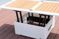 OUTFLEXX Loungetisch Höhenverstellbar, Weiß, Polyrattan, 75/152x75x40/64,5cm -Kettler Verkäufe 8 2511 18.jpg