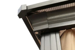 OUTFLEXX Profi Hardtop Pavillon, Grau, Aluminium, 3 X 3,6m Mit Seitenteilen Und Insektennetz -Kettler Verkäufe 9 13586.jpg