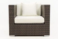 OUTFLEXX Sessel, Braun Marmoriert, Polyrattan, 90 X 85 X 70 Cm, Wasserfeste Kissenbox 21 OUTFLEXX Sessel, Braun Marmoriert, Polyrattan, 90 X 85 X 70 Cm, Wasserfeste Kissenbox -Kettler Verkäufe 9 15734 7 BOX.jpg