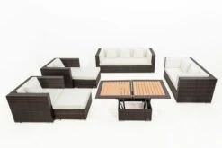 OUTFLEXX Loungemöbel-Set, Braun Marmoriert, Polyrattan, 9 Pers, Wasserfeste Kissenbox, Inkl. Loungetisch -Kettler Verkäufe 9 16062 BOX D.jpg