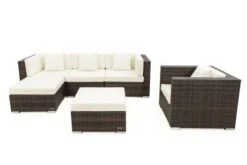 OUTFLEXX Loungemöbel-Set, Braun Marmoriert, Polyrattan, 5 Pers, Wasserfeste Kissenbox, Inkl. Beistelltisch 20 OUTFLEXX Loungemöbel-Set, Braun Marmoriert, Polyrattan, 5 Pers, Wasserfeste Kissenbox, Inkl. Beistelltisch -Kettler Verkäufe 9 16065 BOX B.jpg