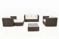 OUTFLEXX Loungemöbel-Set, Polyrattan, Braun Marmoriert, 5 Pers, Wasserfeste Kissenbox, Inkl. Beistelltisch -Kettler Verkäufe 9 16066 BOX B.jpg