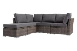 OUTFLEXX Loungegarnitur, Polyrattan/Teakholz, Tisch 160x90cm, Für 5 Personen, Wasserfeste Kissenbox -Kettler Verkäufe 9 19390.jpg
