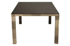 Ploß Rabida Comfort Dining Tisch, Champagner-meliert, Polyrattan, 180x110 Cm, Glasplatte In Steinoptik -Kettler Verkäufe 9 20168.jpg