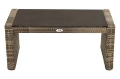 Ploß Rabida Couchtisch, Champagner-meliert, Polyrattan, 97x60x44 Cm, Glasplatte In Steinoptik -Kettler Verkäufe 9 20171.jpg