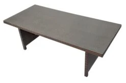 OUTFLEXX Dining Tisch, Braun Marmoriert, Polyrattan, 220 X 100 Cm, Tischplatte Spraystone, 6mm -Kettler Verkäufe 9 20663.jpg