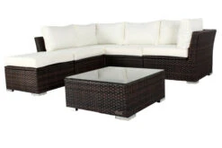 OUTFLEXX Loungemöbel-Set, Braun Marmoriert, Polyrattan, Inkl. Kaffeetisch, Für 5 Personen, Wasserfeste Kissenbox -Kettler Verkäufe 9 7759 BOX B.jpg
